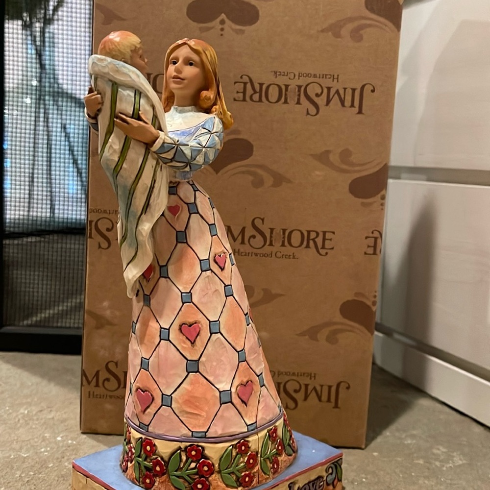 Jim shore mother’s love figurine.
